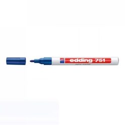 Lakkmarker 1-2mm, kerek Edding 751 kék