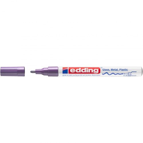 Lakkmarker 1-2mm, kerek Edding 751 lila