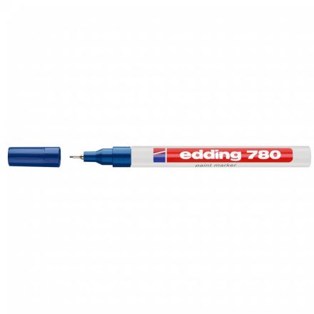 Lakkmarker 0,8mm, kerek Edding 780 kék