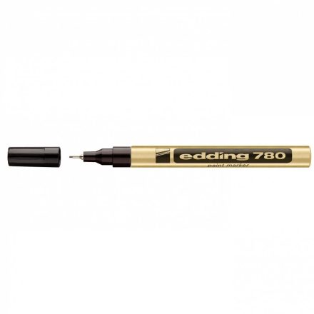 Lakkmarker 0,8mm, kerek Edding 780 arany