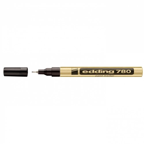 Lakkmarker 0,8mm, kerek Edding 780 arany