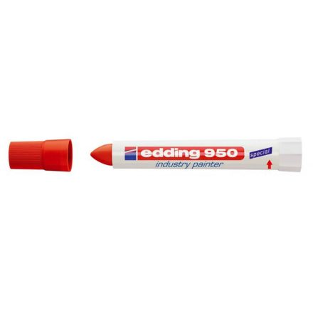 Permanent jelölő marker 10mm kúpos EDDING 950 piros 