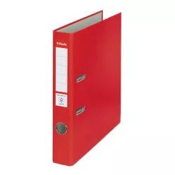   Iratrendező A4, 5cm, élvédő sínnel, 81193 Esselte Economy piros