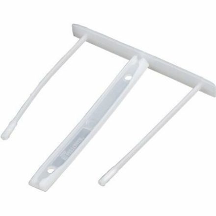 Lefűzőklip, műanyag, 85mm, Fellowes® Bankers Box, 100 db/csomag, piros