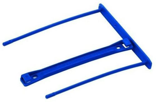 Lefűzőklip, műanyag, 100mm, Fellowes® Bankers Box Pro, 50 db/csomag, kék