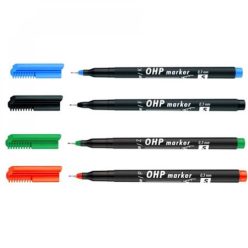 Alkoholos marker készlet, S, OHP Ico, 4 klf.szín