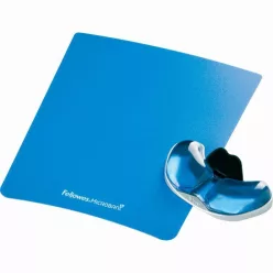 Tenyértámasz Fellowes® Health-V™ Crystal, kék