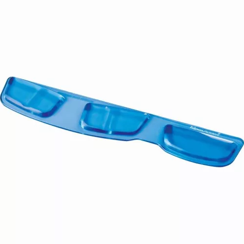 Tenyértámasz billentyűzethez, Fellowes® Health-V Crystal, kék