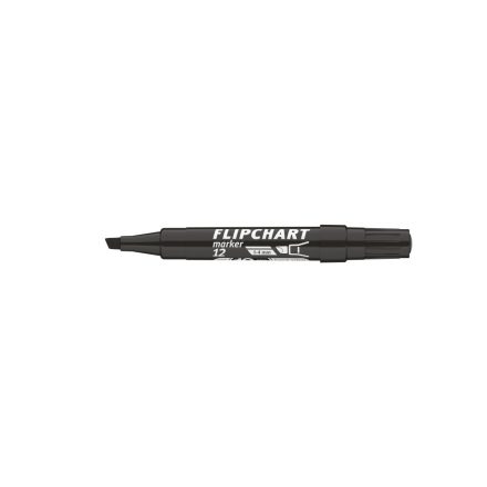 Flipchart marker vízbázisú 1-4mm vágott ARTIP 12 fekete 