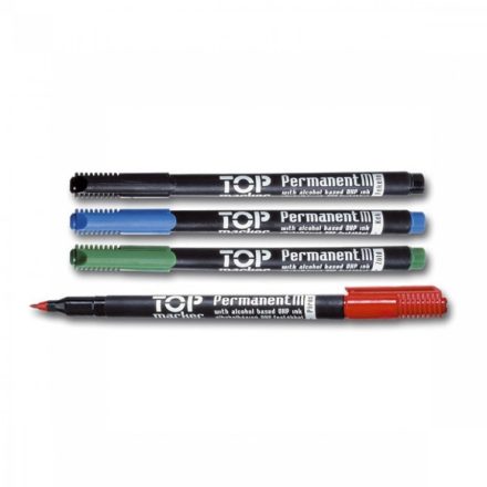 Alkoholos marker készlet, M, OHP Ico, 4 klf.szín