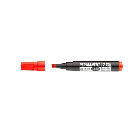 Alkoholos marker 1-4mm, vágott Ico 12XXL piros