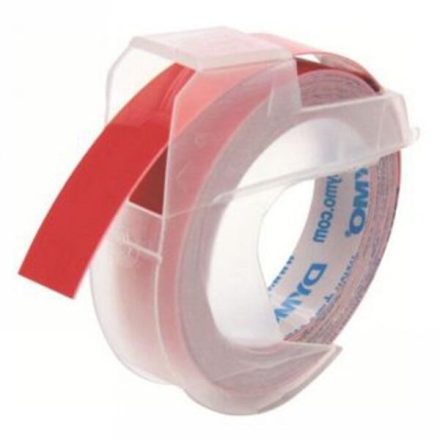 Feliratozógép szalag Dymo 3D S0898150/520102 9mmx3m, ORIGINAL, piros