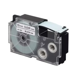   Feliratozógép szalag XR-18X1 18mmx8m Casio víztiszta/fekete