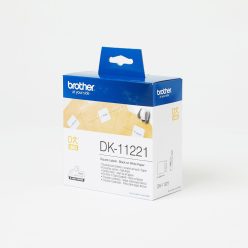   Brother DK11221 etikett 23x23mm 1000 db etikett/doboz fekete/fehér