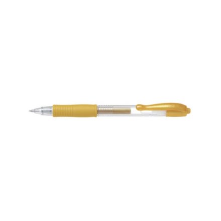 Zseléstoll 0,7mm, nyomógombos Pilot G-2, írásszín arany