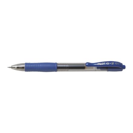 Zseléstoll 0,7mm, nyomógombos Pilot G-2, írásszín kék