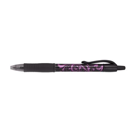 Zseléstoll 0,7mm, nyomógombos Pilot G-2 Victoria medium tip, írásszín rózsaszín