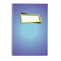 Spirálfüzet A4, 70lap, Bluering® vonalas
