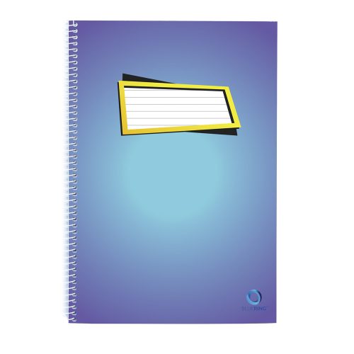 Spirálfüzet A4, 70lap, Bluering® vonalas