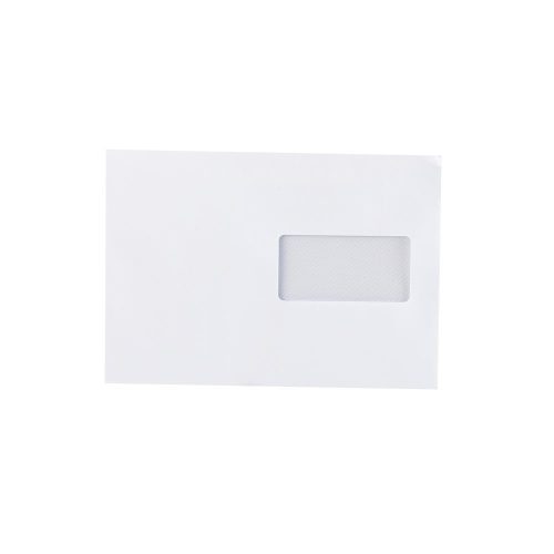 Boríték LC/5 enyvezett bélésnyomott jobb ablakos külső füles 45x90mm 162x229mm J20A60 Bluering® fehér