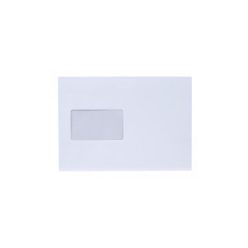   Boríték LC/5 szilikonos bélésnyomott bal ablak 45x90mm 162x229mm B20A60 Bluering® fehér