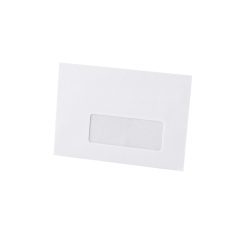   Boríték LC/6 szilikonos bélésnyomott jobb ablakos 35x90mm 114x162mm J28A20 Bluering® fehér