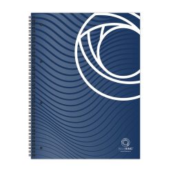   Spirálfüzet A4, 80lap, perforált lyukasztott Bluering® vonalas