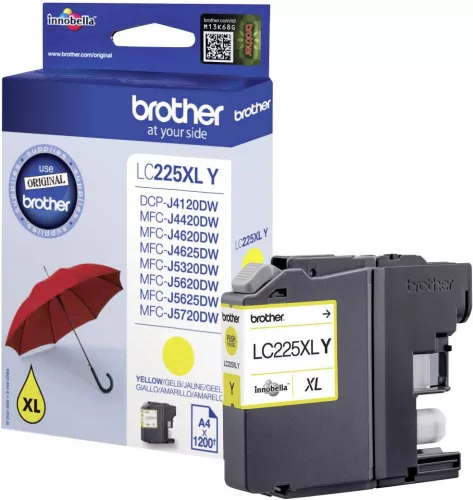 Brother LC225XL tintapatron yellow ORINK