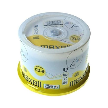 CD-R80 52x nyomtatható 50 db/henger Maxell