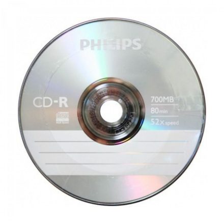 CD-R 700MB 52X SLIM TOKOS PHILIPS