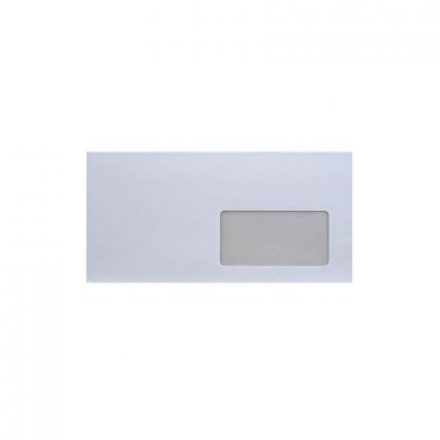 Boríték LA4 szilikonos bélésnyomott jobb ablak 45x90mm 110×220mm J28A20 Bluering® fehér