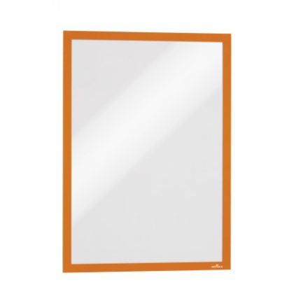 Infókeret A3, XXL csomag, 6 db/csomag, Durable Duraframe® narancssárga