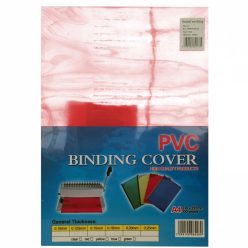   Előlap, A4, 200 micron 100 db/csomag, Bluering® áttetsző piros