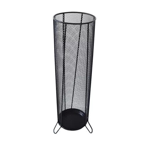 Fémhálós esernyőtartó kerek Bluering® fekete