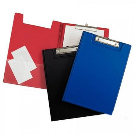 Felírótábla fedeles extra merev A4, PP Bluering® fekete