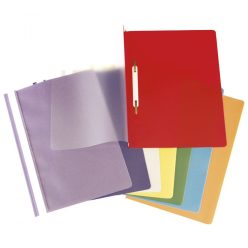 Gyorsfűző műanyag A4, PP Fornax szürke