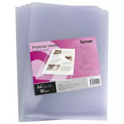   Genotherm 'L' A4, 80 micron narancsos, felül-oldalt nyitható, 50 db/csomag, Fornax