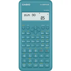   Számológép tudományos 181 funkcióss, kétsoros kijelző Casio FX 220 PLUS 2E kék