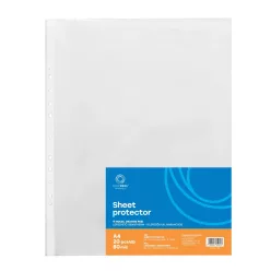   Genotherm lefűzhető, A3, 80 micron álló, narancsos Bluering® 20 db/csomag,