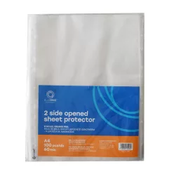   Genotherm lefűzhető, A4, 60 micron kétoldalt (felül és belül) nyitott narancsos Bluering® 100 db/csomag,