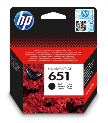 Hp 651/C2P10AE tintapatron black ORIGINAL