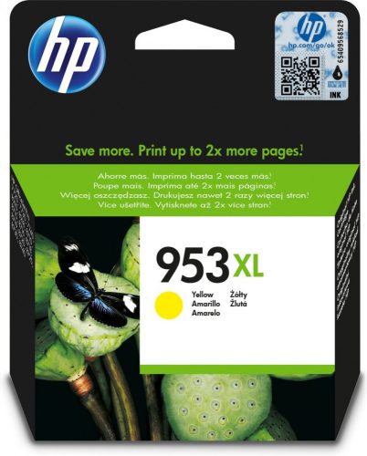 Hp 953XL/F6U18AE tintapatron yellow ORIGINAL