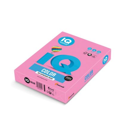 Másolópapír, színes, A4, 80g. IQ 500ív/csomag, neon rózsa