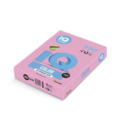 Másolópapír, színes, A4, 80g. IQ PI25 500ív/csomag, pasztell pink