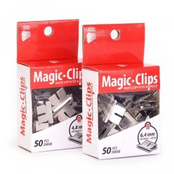   Iratcsíptető fűzőkapocs 4,8mm, 50 db/doboz, Ico Magic clipper