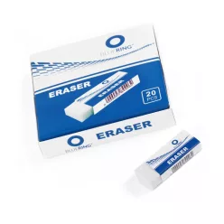 Radír 20-as fehér szögletes papír tokban Bluering®