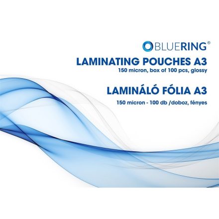 Lamináló fólia A3, 150 micron 100 db/doboz, Bluering®