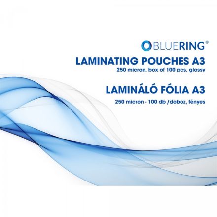 Lamináló fólia A3, 250 micron 100 db/doboz, Bluering®