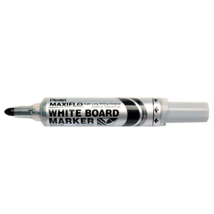 Táblamarker 2,5mm, kerek hegyű, Pentel Maxiflo fekete
