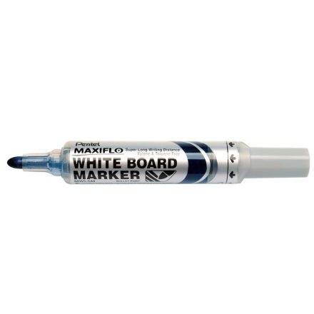Táblamarker 2,5mm, kerek hegyű, Pentel Maxiflo kék